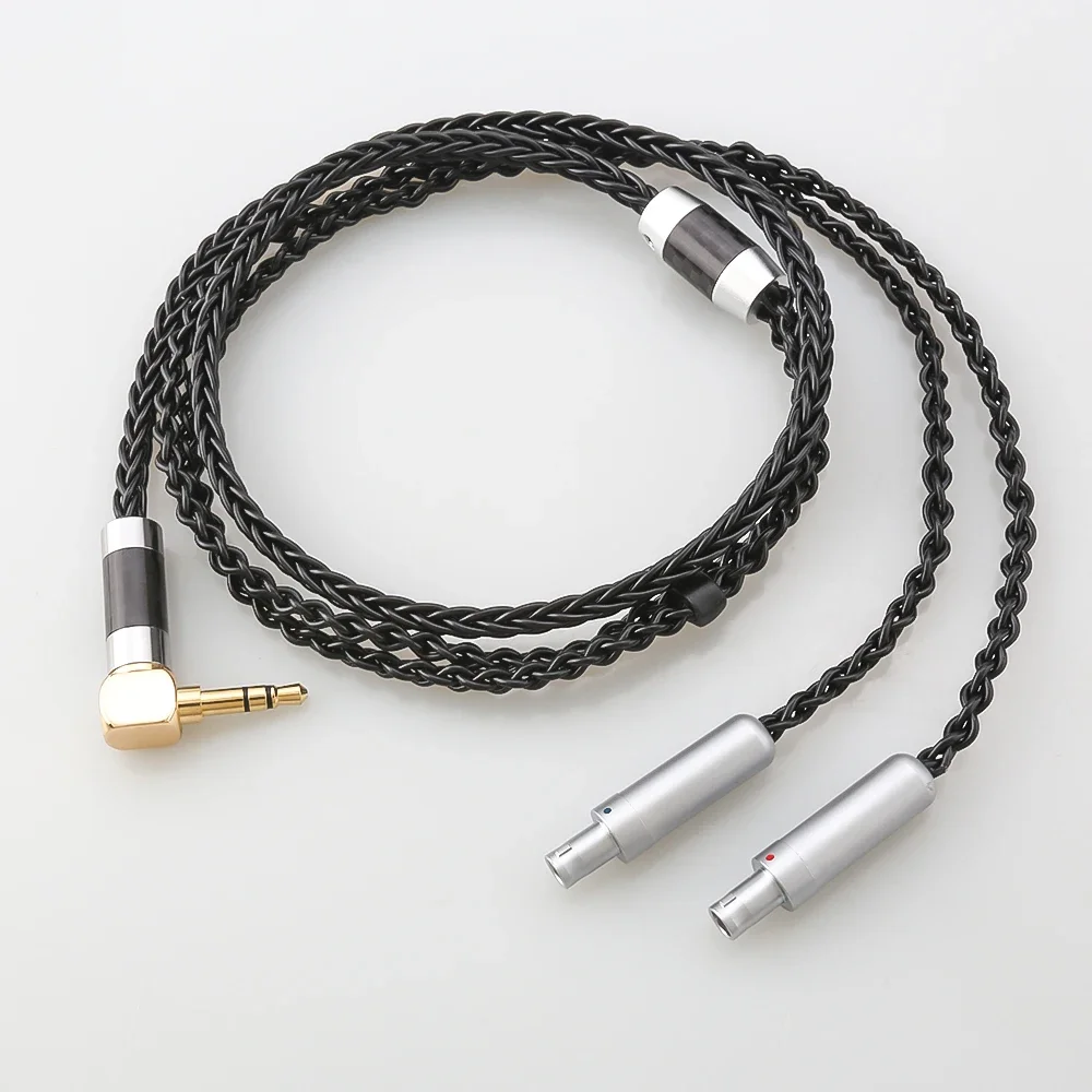 8 Core Headphone Earphone Cable For Sennheiser HD800 HD800s HD820s HD820 Enigma Acoustics Dharma D1000