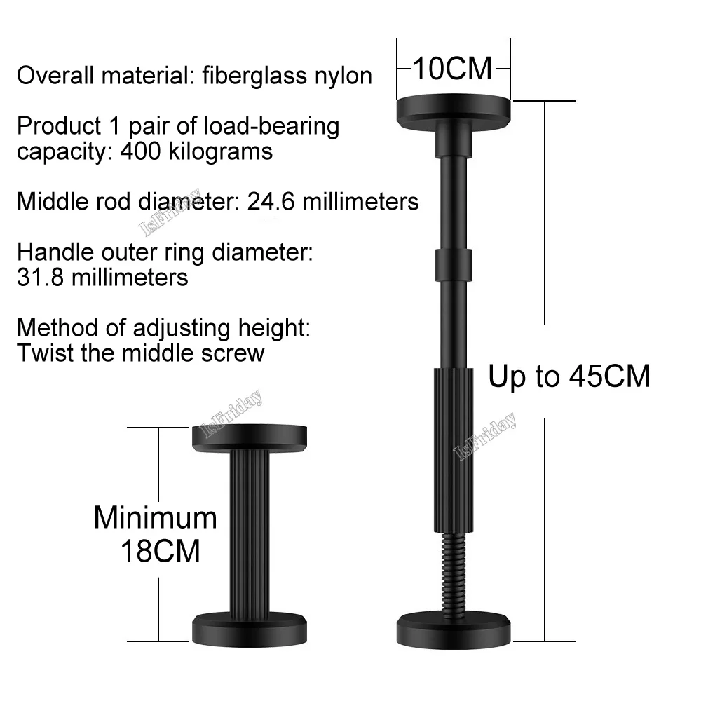 Soporte de elevación para instalación de gabinete, tornillo positivo y negativo, soporte ajustable para muebles, aumento de altura, soporte para patas, 18-45cm