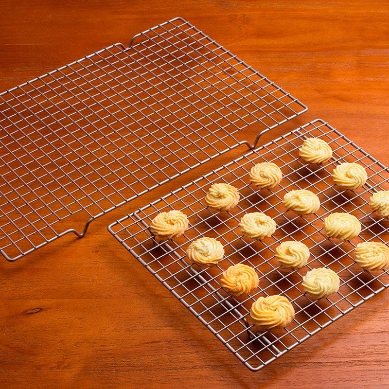 Matching grid for oven baking pan, encrypted grid, carbon steel baking cake non-stick cooling rack