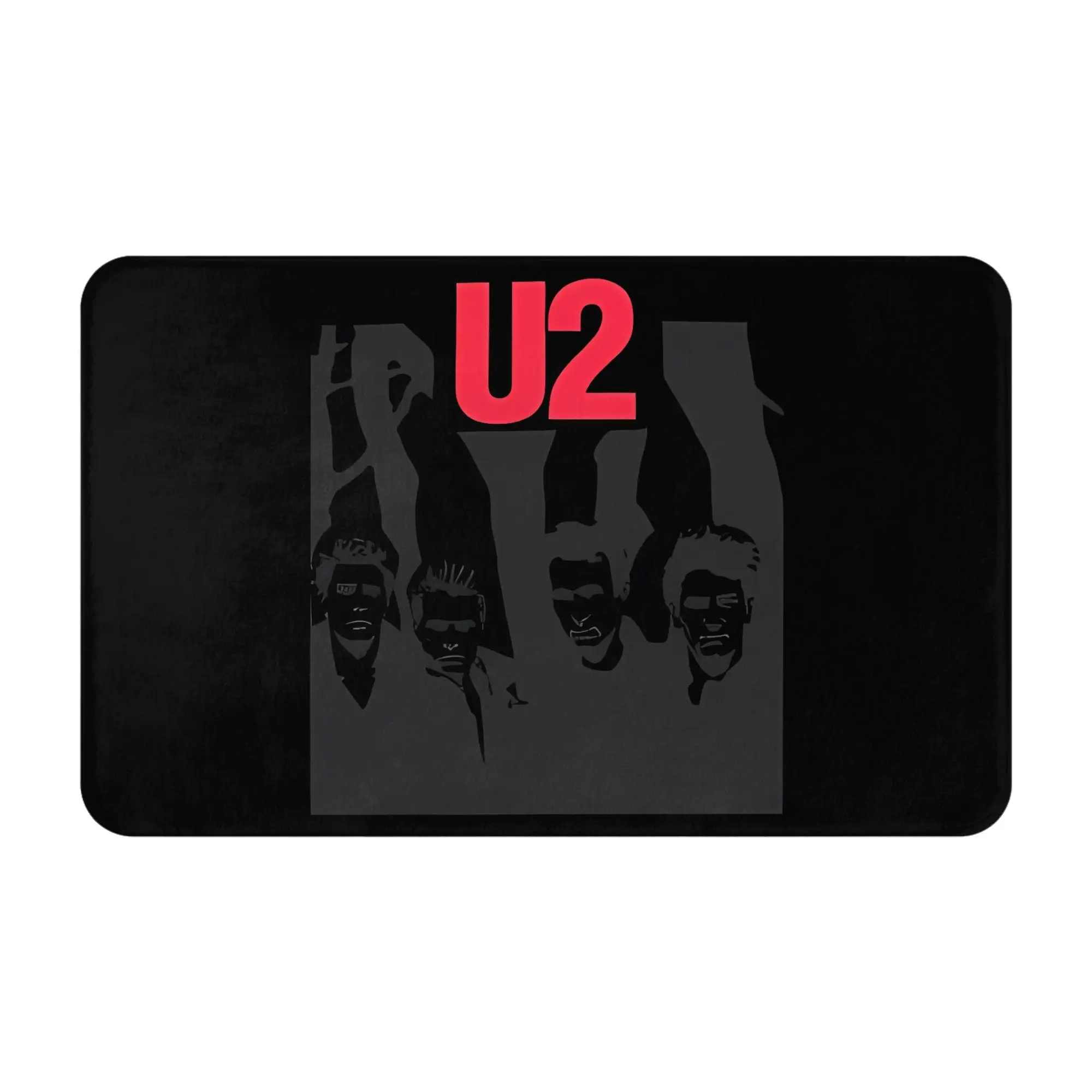 Musik U2 The U2 Band Weihnachtsdekorationen Badematte The U2 Band Fußmatte Küchenteppich Balkonteppich Heimdekoration