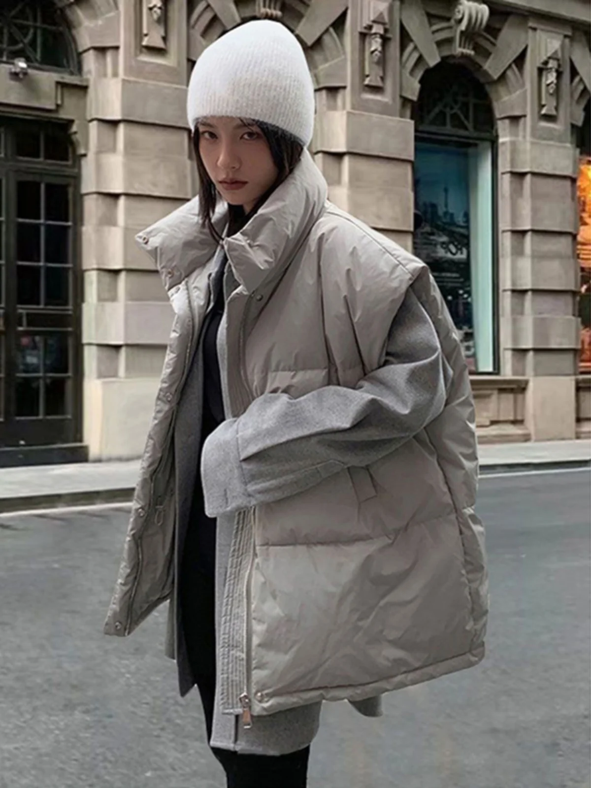 

Vests Waistcoats Thick Womens Quilted Summer Airy Lovely Cropped Feminine Modern Knitted Ulzzang Girlish Sweet Chic Flexible Y2K