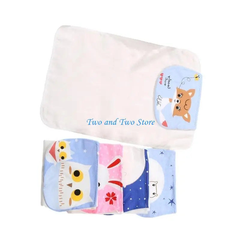 HX6F モスリンベビータオルナチュラルコットン幼児バス漫画タオルフェイスクロス