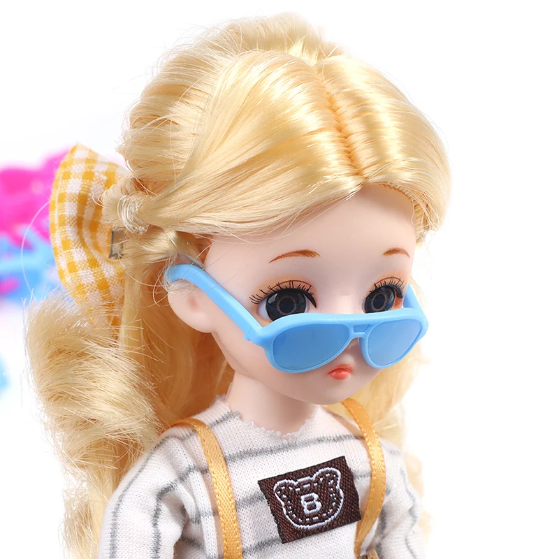 20Pcs/bag Dollhouse Accessories Fashionable Sun Glasses Modle For 11inch 26-28Cm BJD SD Doll Accessories Girls Birthday Gifts 