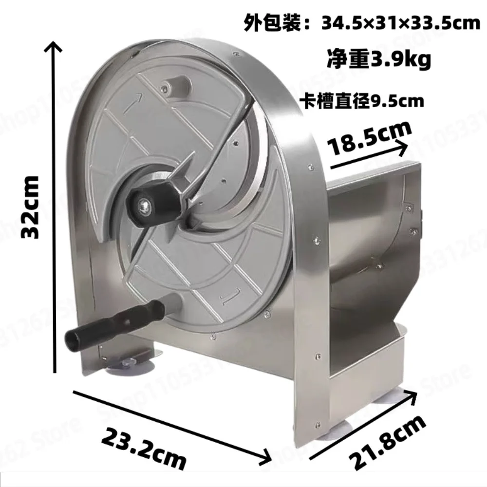 Stainless Steel Slicer Manual Multifunctional Commercial Fruit and Vegetable Slicer Large Potato Sliced Vegetable Slicer