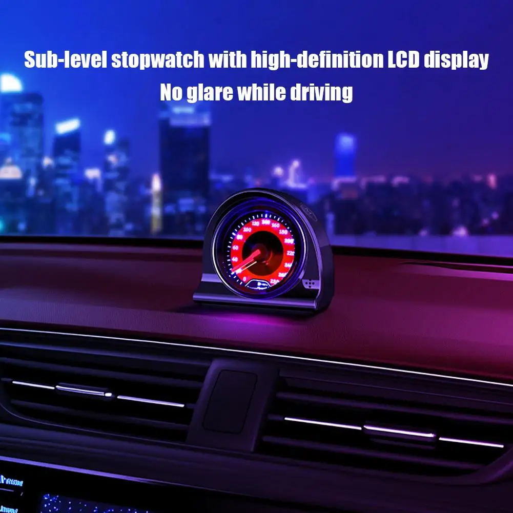 Stile cruscotto Luce ambientale Puntatore oscillante Controllo vocale USB Ornamenti per console centrale per auto Accessori decorativi creativi