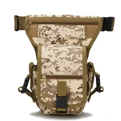 Outdoor multifunctional leg bag training leg bag training waist bag military fan cycling leg hanging bag waterproof camouflage b