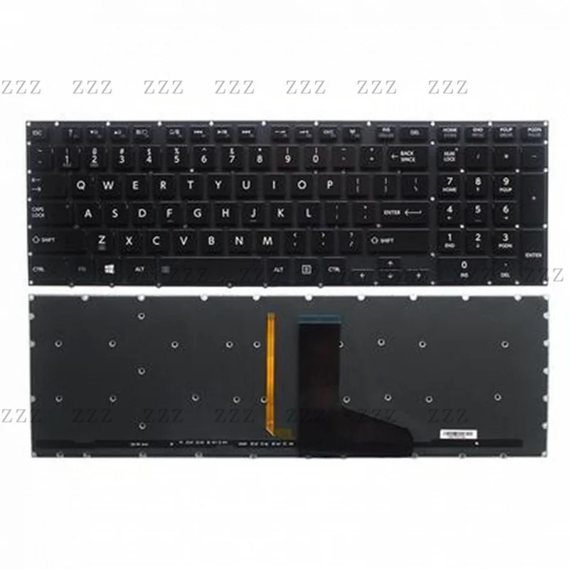 ZZ For Toshiba Satellite P50-B P50T-B P55-B P55T-B Keyboard Backlit US