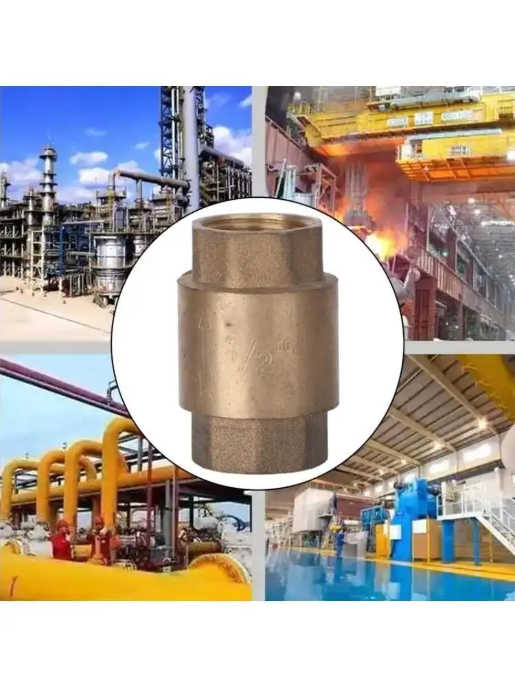 

652F NPT Brass Spring Vertical Check for Valve Copper Control Tool 200W