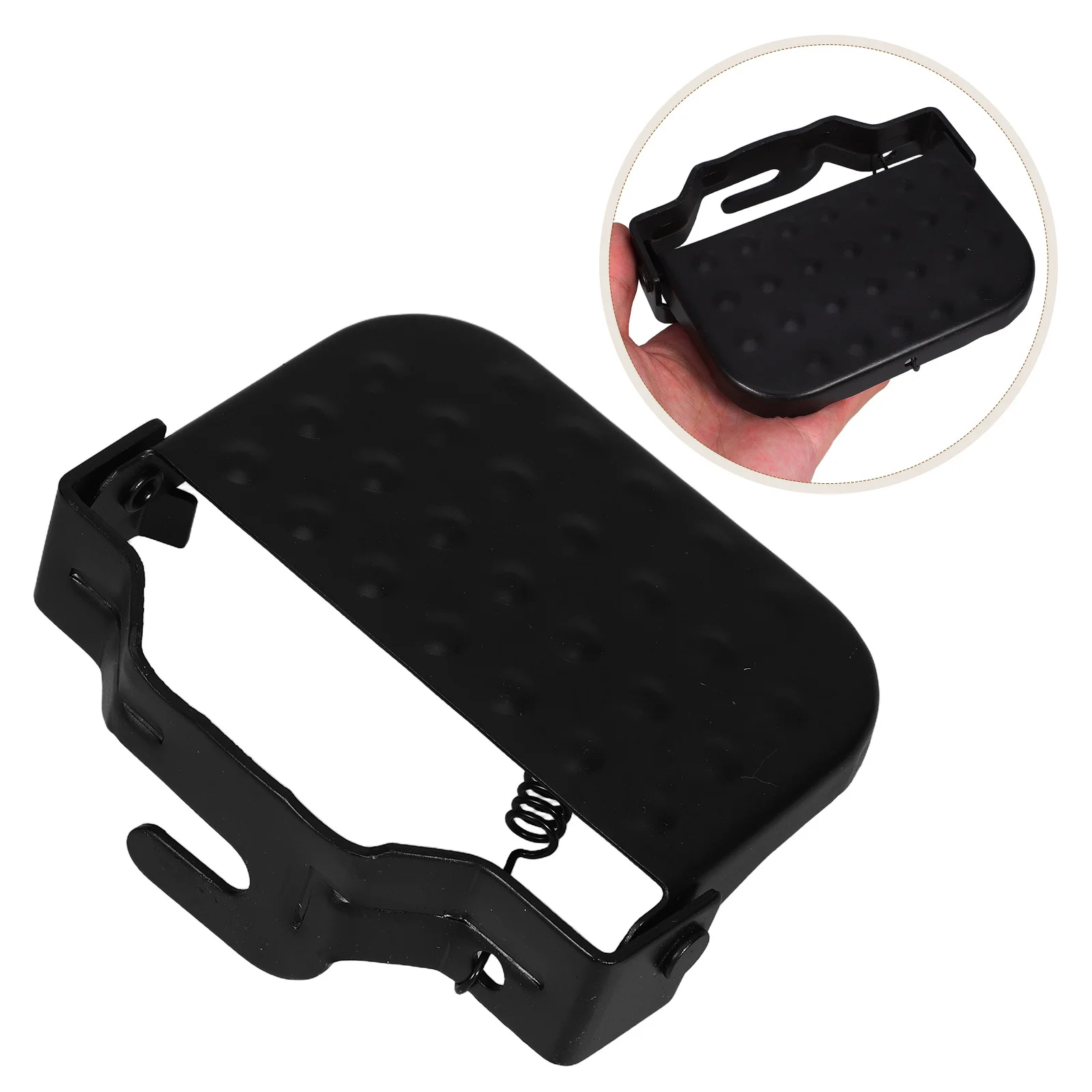 

1Pair Folding Foot Pedals Metal Bicycle Rear Seat Footrest Enhanced Stability Non-Slip Design for Mountain Road Folding Bikes