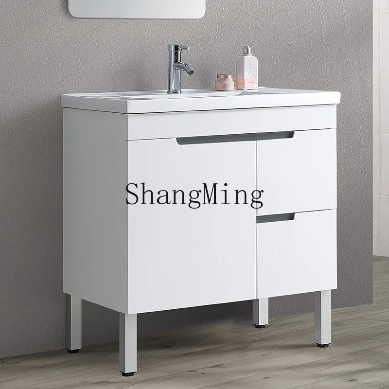 FG good-looking  Home Household Floor-Standing Washbasin Cabinet Bathroom Washbasin Cabinet Washbasin Cabinet Set In Stock