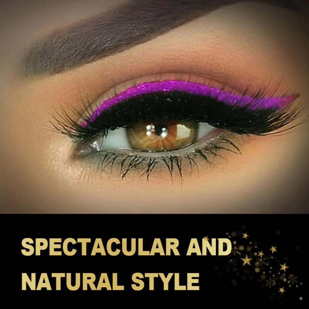 再利用可能なプラスチックつけまつげ、アイライナーステッカー、美しく便利