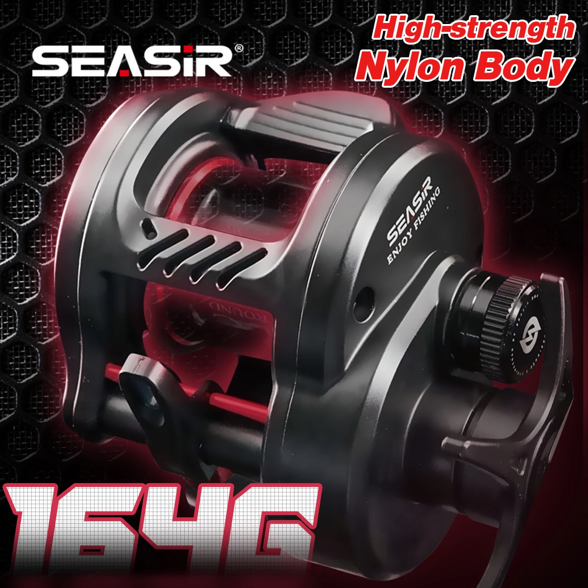 SEASIR DC-ROUND carrete de pesca latón lanzado largo agua dulce y salada - imagen 3