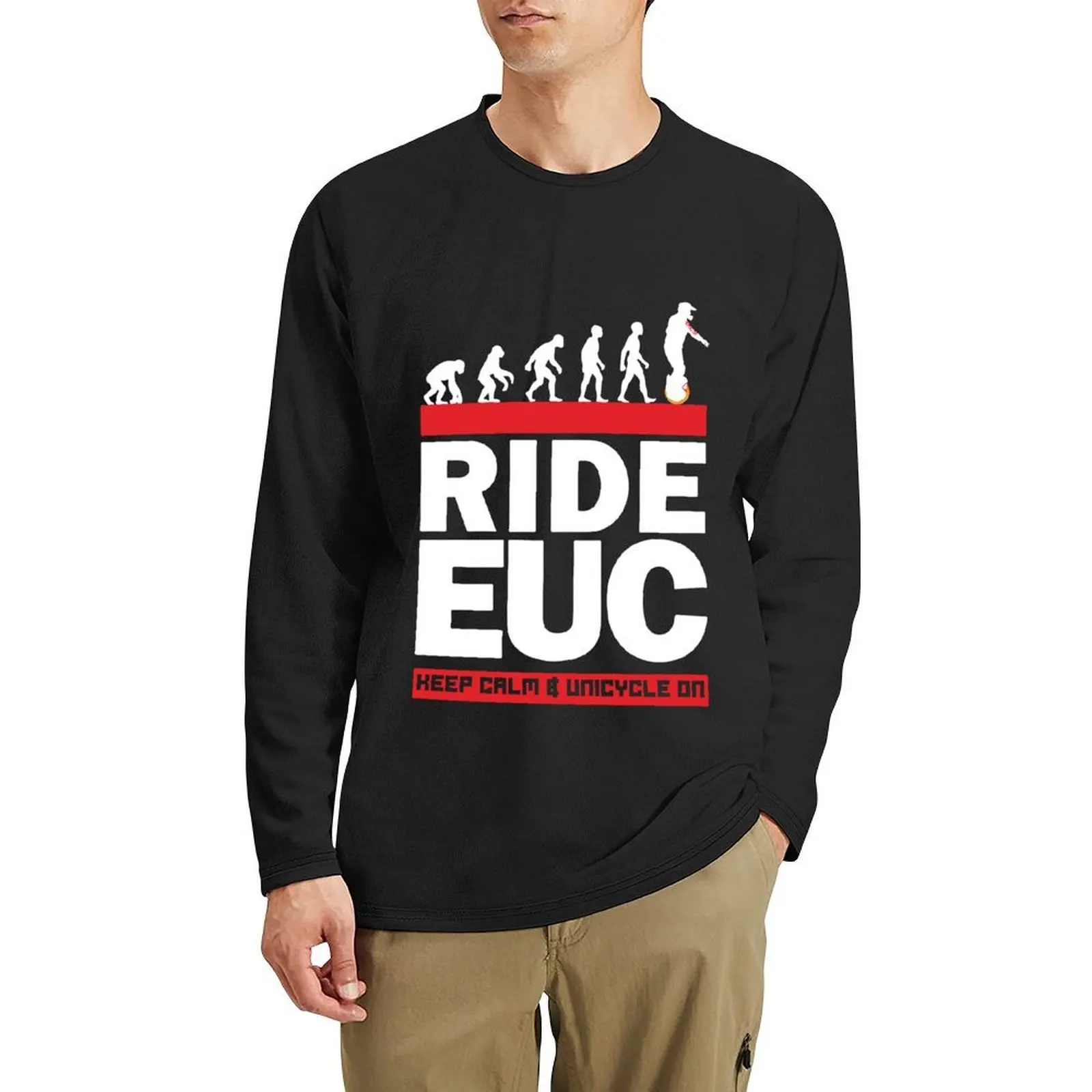 تي شيرت طويل للأولاد من ركوب euc مطبوع عليه حيوانات تي شيرت كبير الحجم ملابس أنيمي جرافيك تي شيرت رجالي أبيض تي شيرت #1