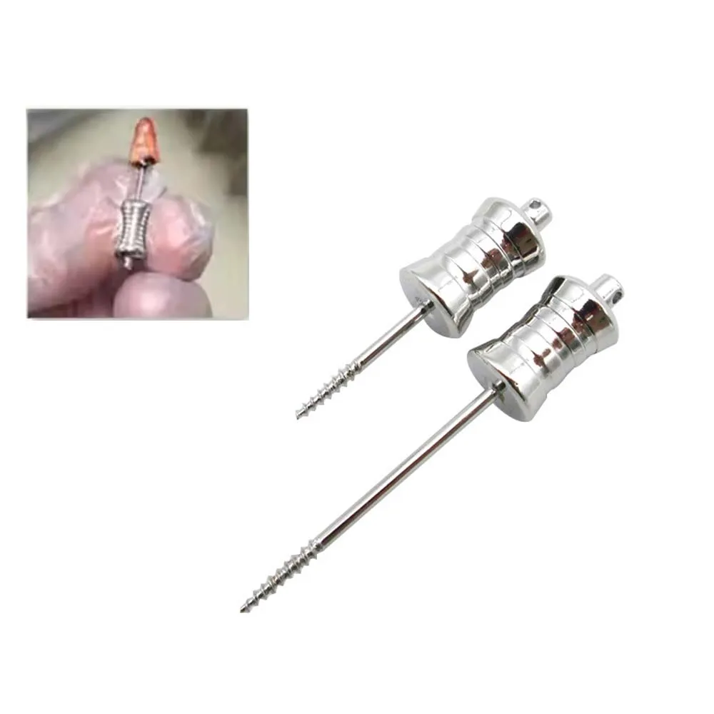 GULPOOE 1Pcs Dental Broken Root Drill Remnant Extractor Dentist Drill Dental Broken Root Stainless Steel Tooth Extraction Screw