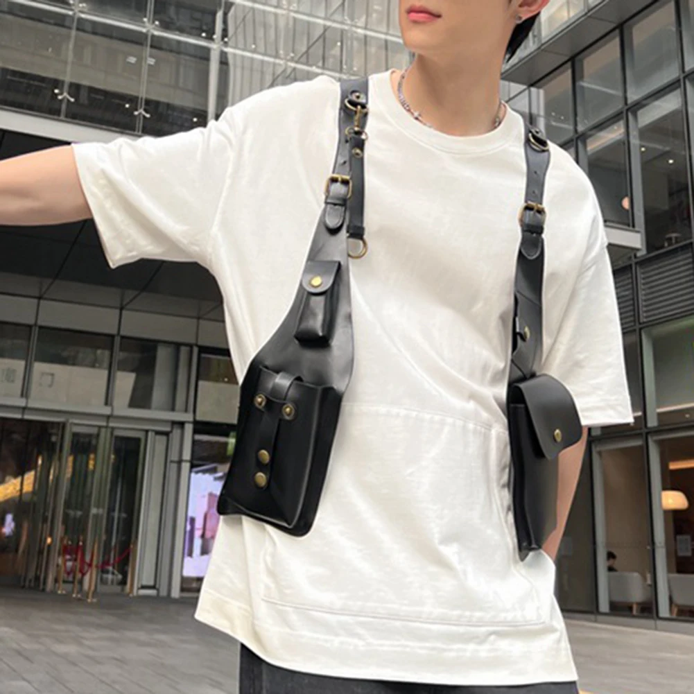 

New Comfy Vest Skin-friendly Vest Phone Bag Shoulder Shoulder Harness Design Underarm Vest Style Harness Harness Underarm