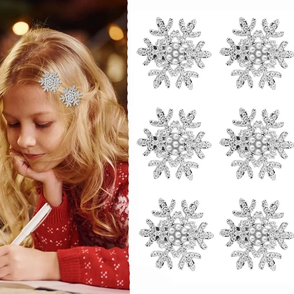 

Блестящие заколки для волос со стразами для женщин — серебряные мини-шпильки с жемчугом, подарочный набор аксессуаров для вечеринок