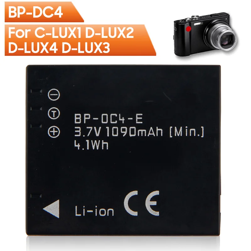 New Replacement Battery BP-DC4 For Leica C-LUX1 D-LUX2 D-LUX4 D-LUX3 Genuine Rechargable Battery 1090mAh