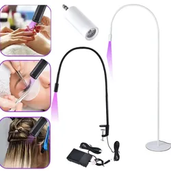 USB UV Ultrafiolet Light LED UV Glue Curing Light Beauty Eyelash Manicure Fałszywe rzęsy Przeszczepianie stóp Przełącznik stopni Lampa podłogowa