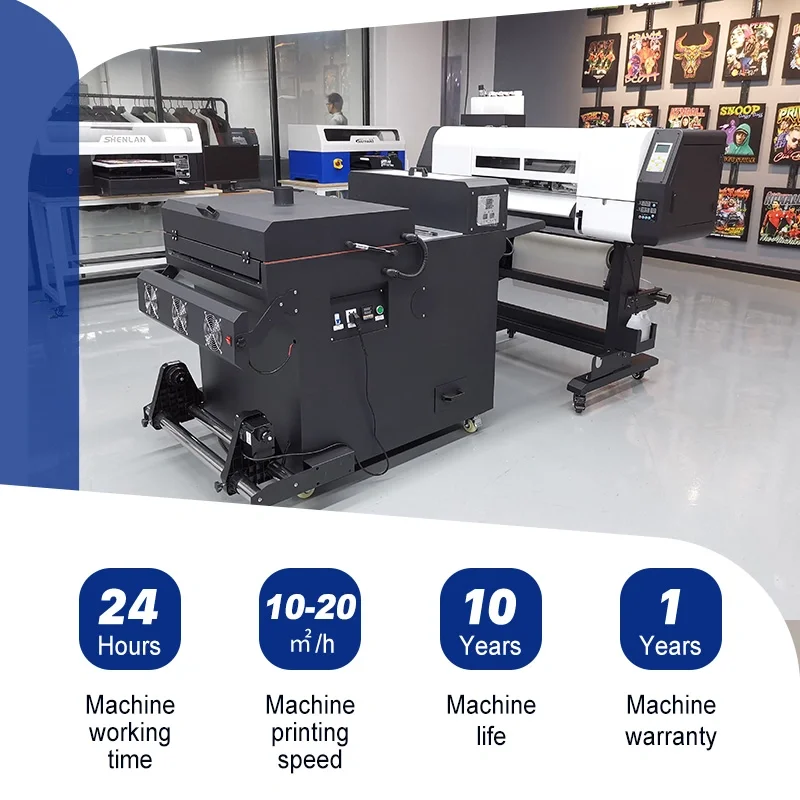 2 Head Inkjet Printing Digital Textile Machine XP600 I3200 Dtf Printer for T Shirt