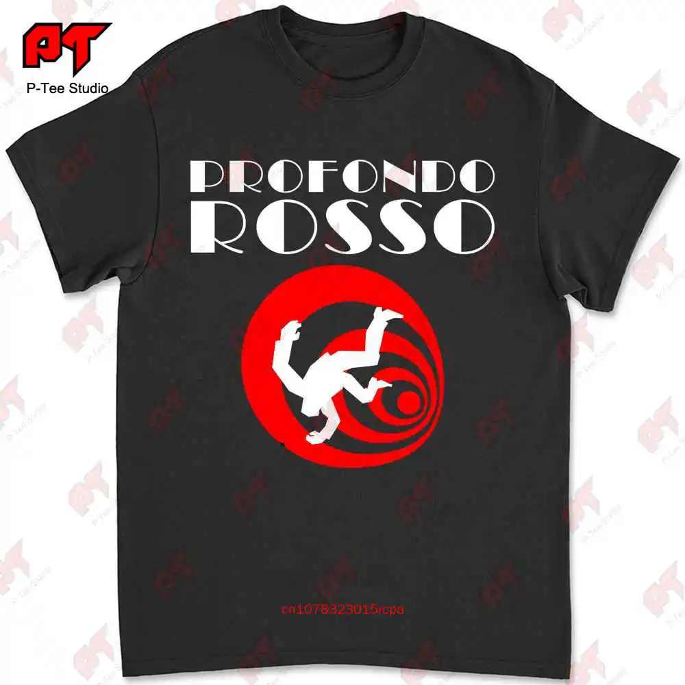 Profndo Rosso Deep Red Logo Horror Movie T-shirt KB5E