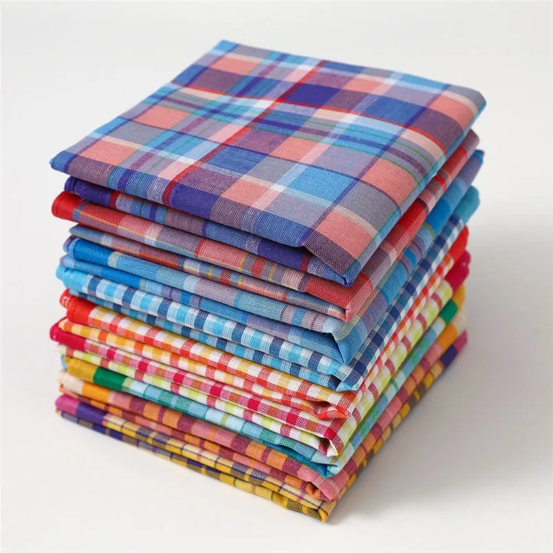 

3Pcs 43x43cm 100% Cotton Colorful Printed Women Handkerchief Classical Retro Plaid Water Absorbent Sweat Wiping Towels
