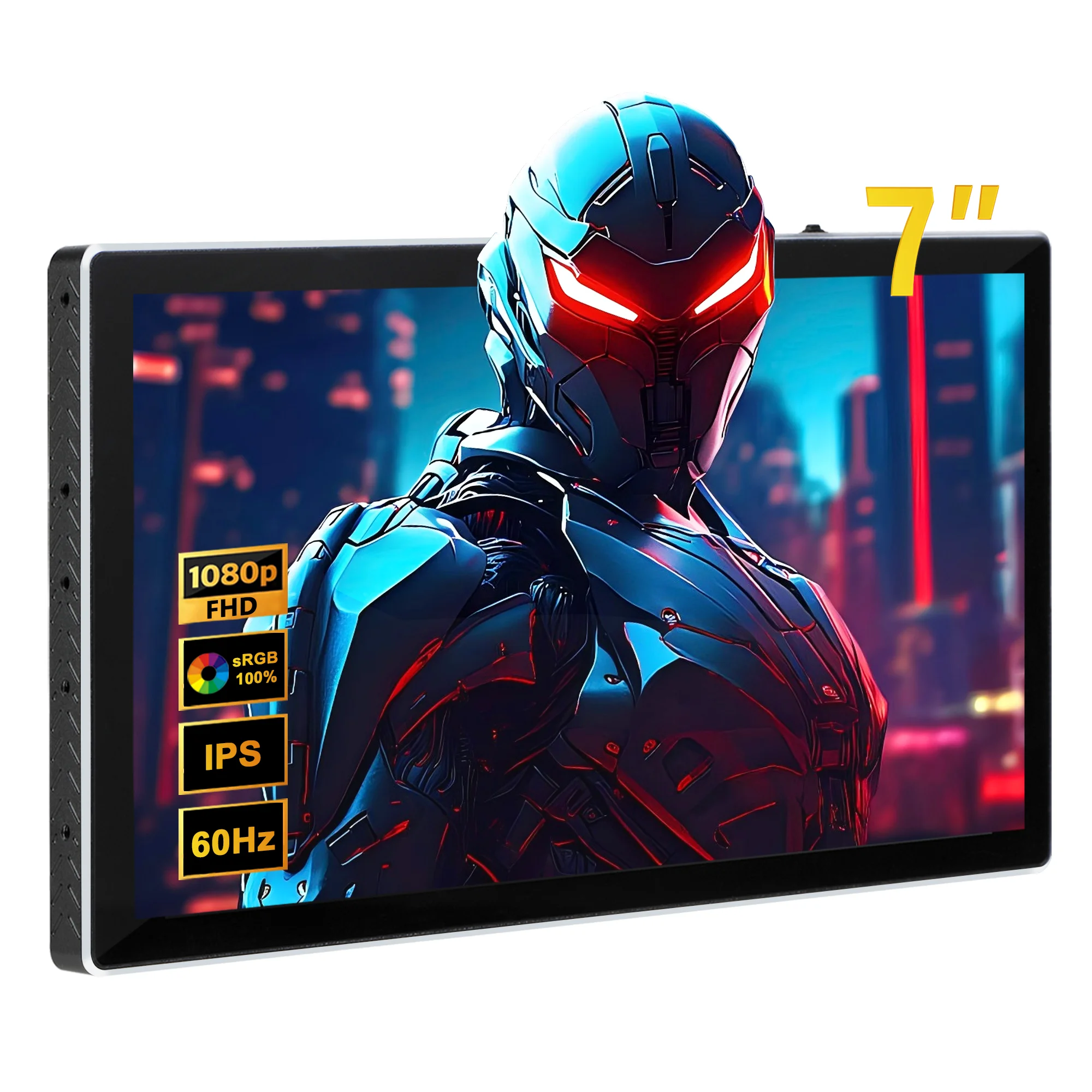 

Wisecoco 7 inch Portable Touch Monitor 1080P LCD Screen Display Type C HDMI for Gaming PS5 Xbox Switch Laptop PC