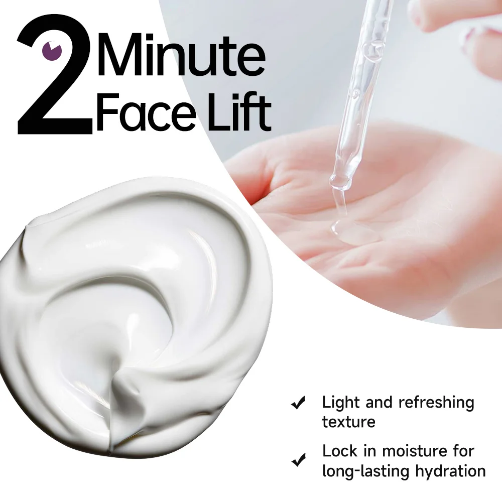 YOUNGCOME 2-Minuten-Gesichtslift-Tag- und Nachtcreme mit Retinol und Serum, Hyaluronsäure, Kollagen, straffende Anti-Aging-Feuchtigkeitscreme – Detail 3