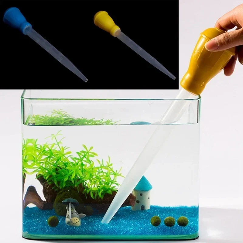 50ml Multi-purpose Mini Water Changer Cleaning Tool Dropper Feeder for Small Fish Tank Aquarium