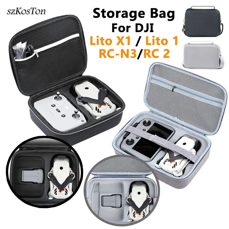 

Carrying Case for DJI Lito 1/X1 Portable Travel Bag for RC-N3/RC 2 Remote Controller for Lito 1/X1 Drone Accessories