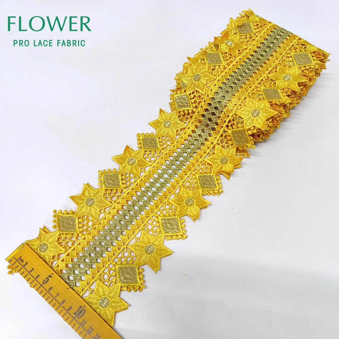 5 Yards Guipure  Ribbon For Crafts For Sewing Clothing Top Quality Wedding Dresses Ribbon Dry Lace Material For African Women