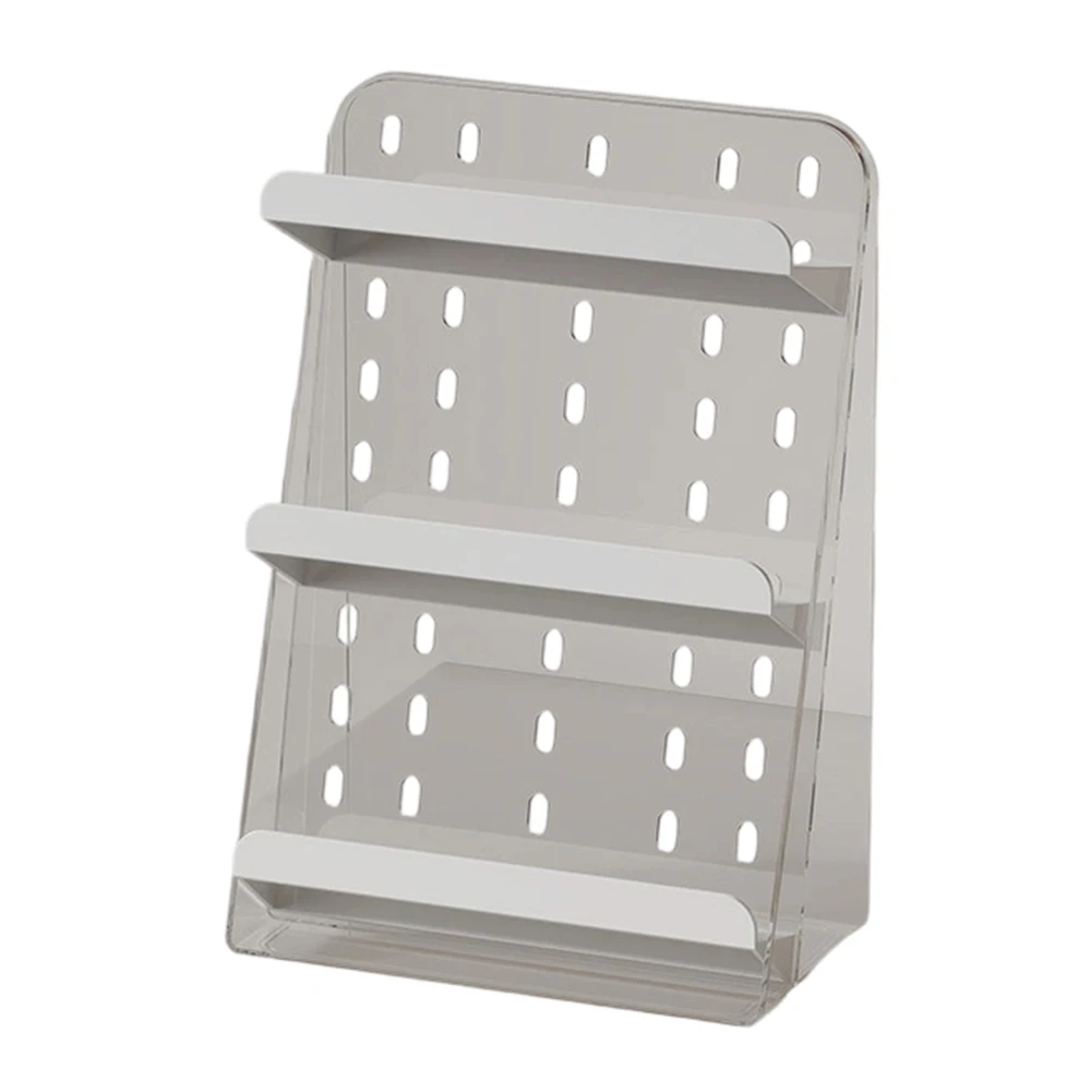 Cosmetic Tray Bathroom Organizer Dressing Table Countertop Storage Fits Small Spaces Sleek Modern Design For Skincare