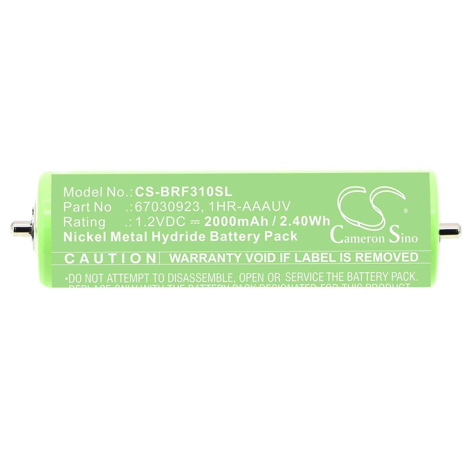 CS Ersatzbatterie für Braun 1HR-AAAUV – Die Lösung für Ihr veraltetes Rasiergerät