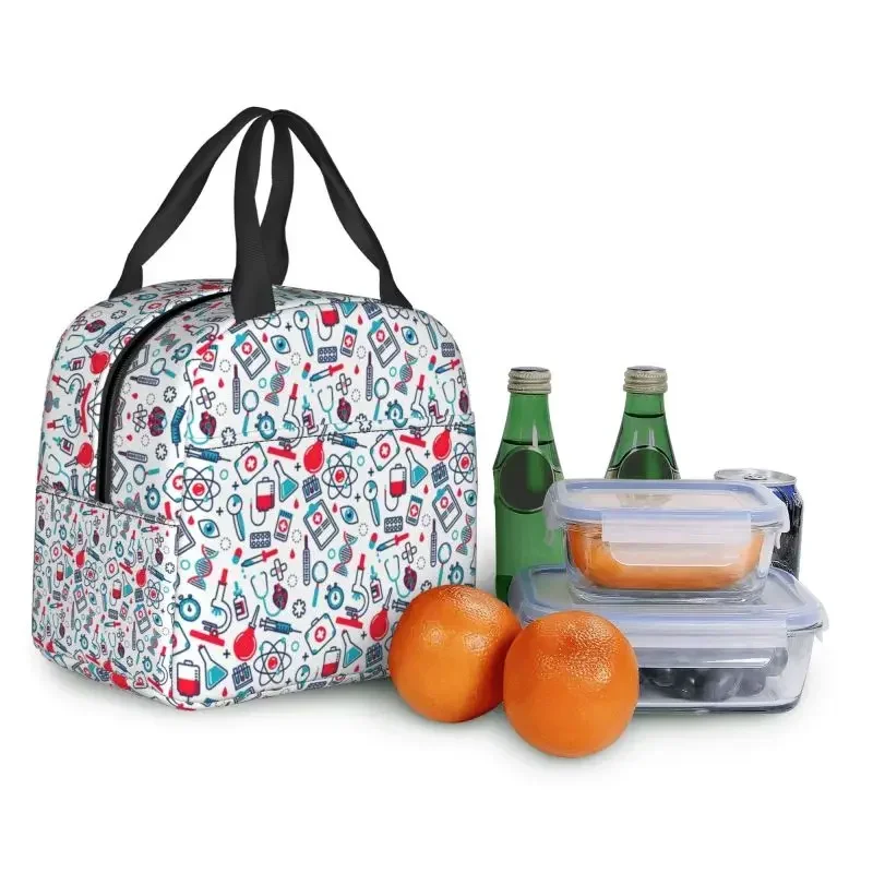 Ärzte Krankenpflege Krankens ch wester Lunch Bag Männer Frauen kühler warm isolierte Lunchbox für Kinder Schulkinder