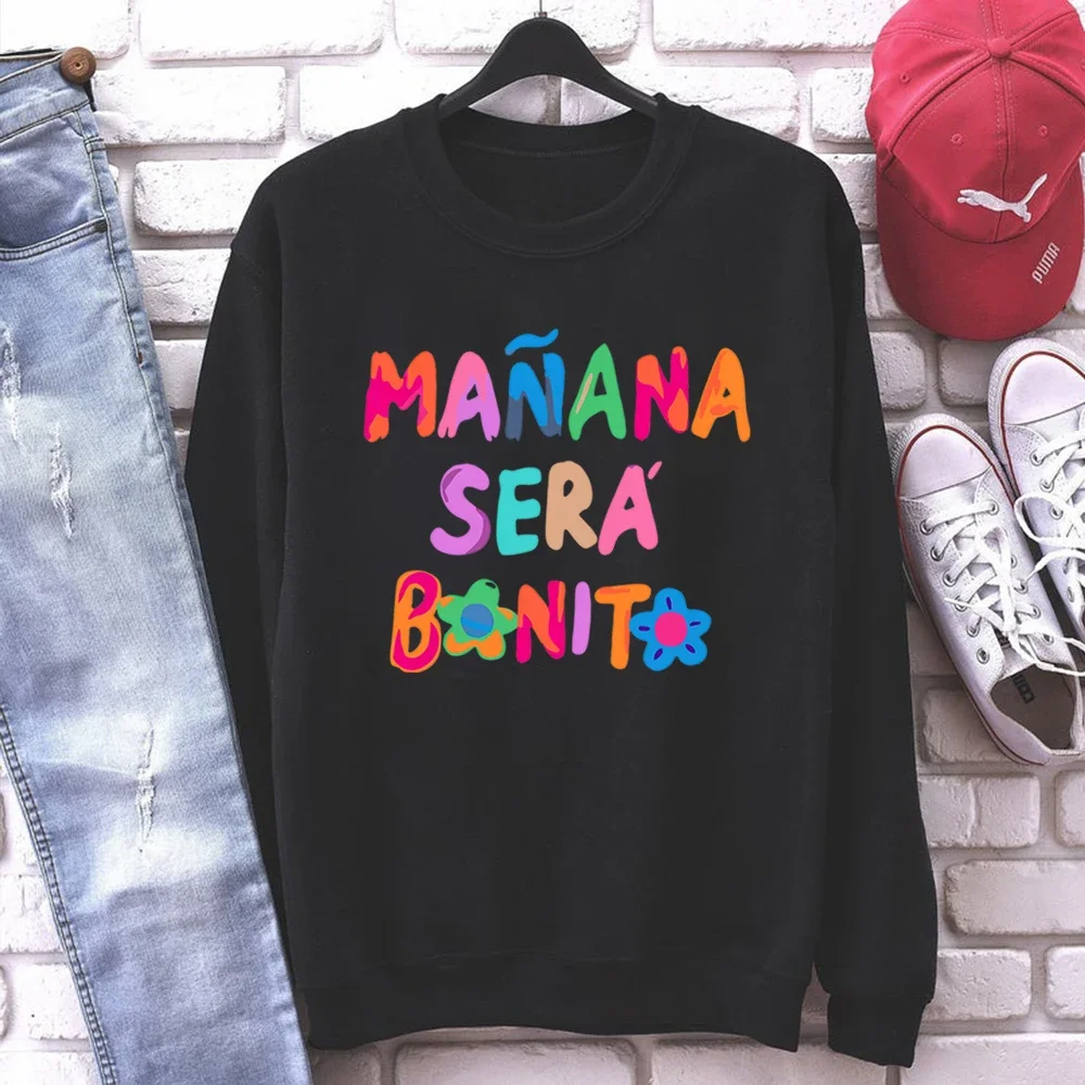 Karol G Album Sweatshirt Woman MaNana Sera Bonito Crewneck Sweatshirts La Bichota Knitted Aesthetic Streetwear Female Clothing