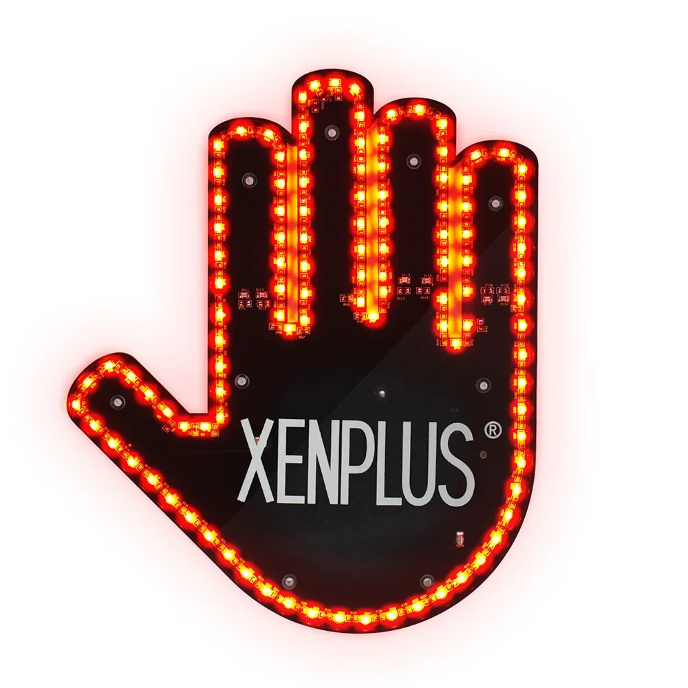 2025 hot-sale product XENPLUS Hilarious Wave and Middle Finger Light for Your Car TOP GADGET GIFT 2025