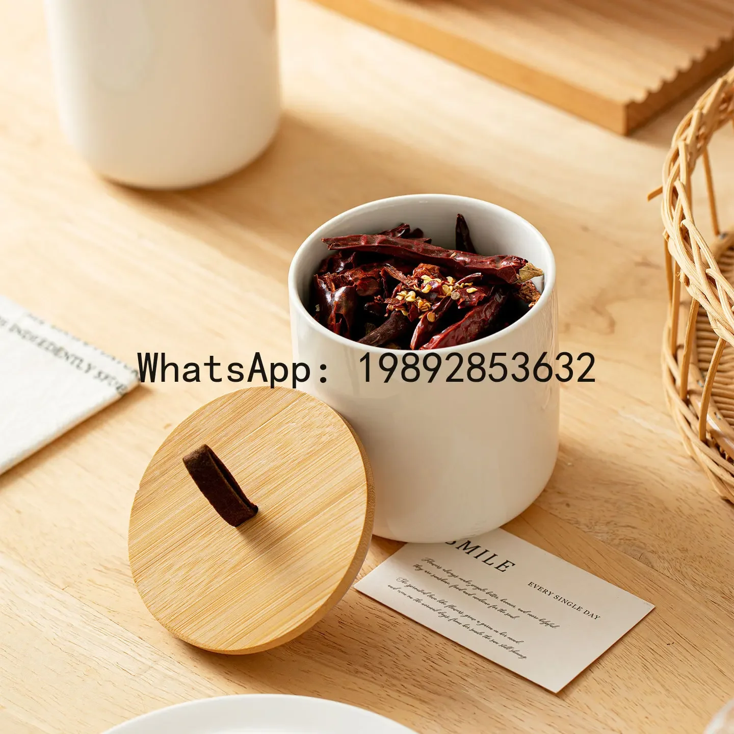 

ceramic storage jar sealing lid water cup lid for home food jar cup lid tea jar