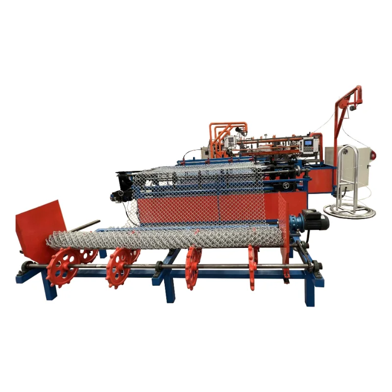 Fully Automatic Double Wire Chain Link Fence Making Machine Chain Link Wire Mesh Fence Machine Making