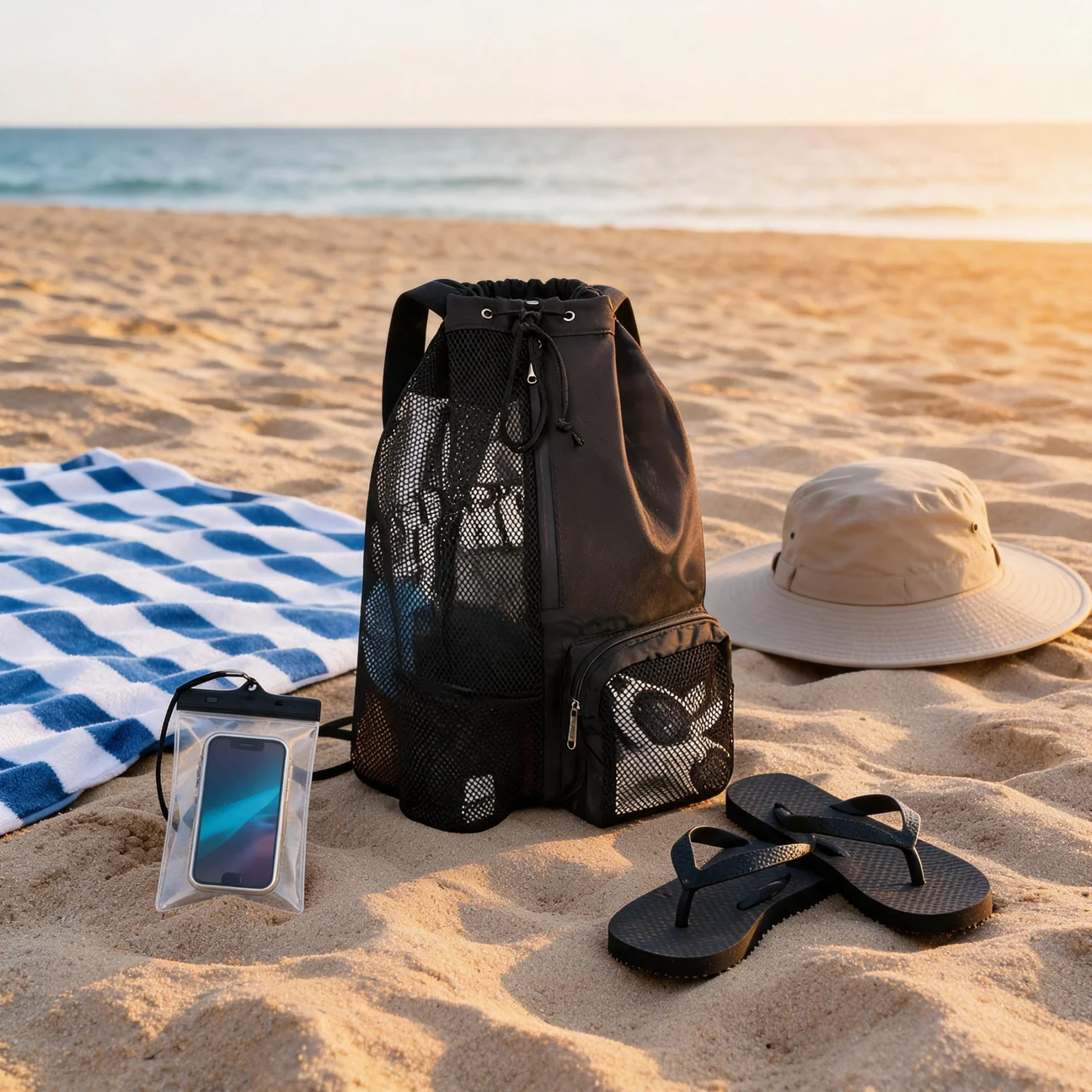 Multi-Compartment Swim Gym Bag Convertible Backpack, Perfect for Sports Gear and Travel Organization