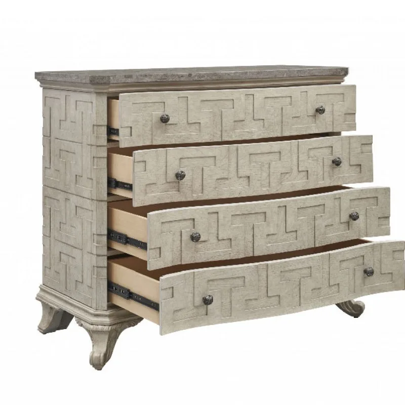 

retro chest of drawers, French retro carved solid wood chest of drawers, living room locker, chest of drawers