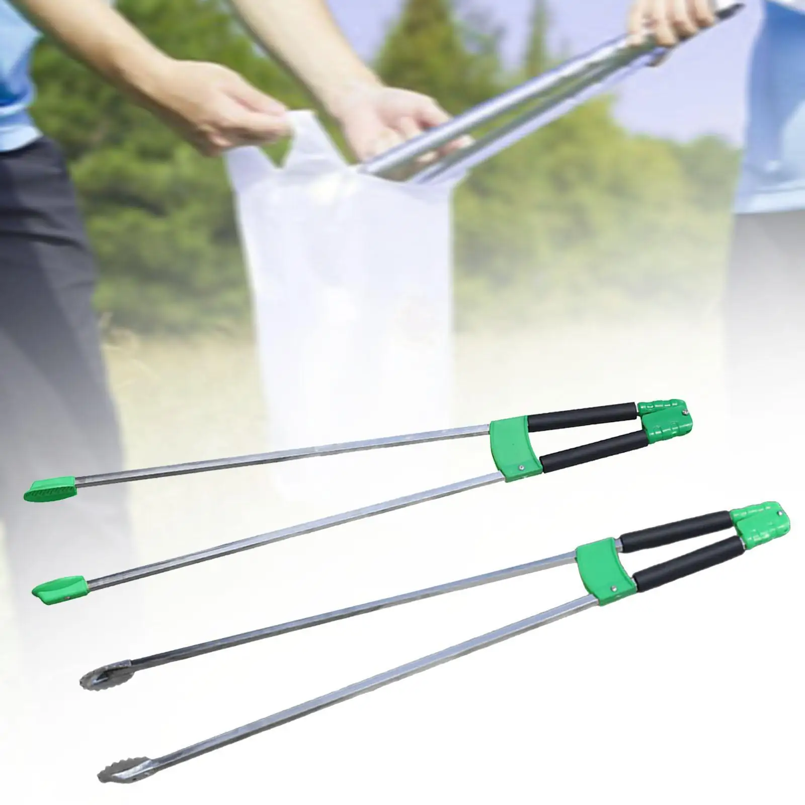 Trash Garbage Picker Grabber Long Handle Trash Tong Pickup Tool for Trash Can Multipurpose Tool Cleaning Tool