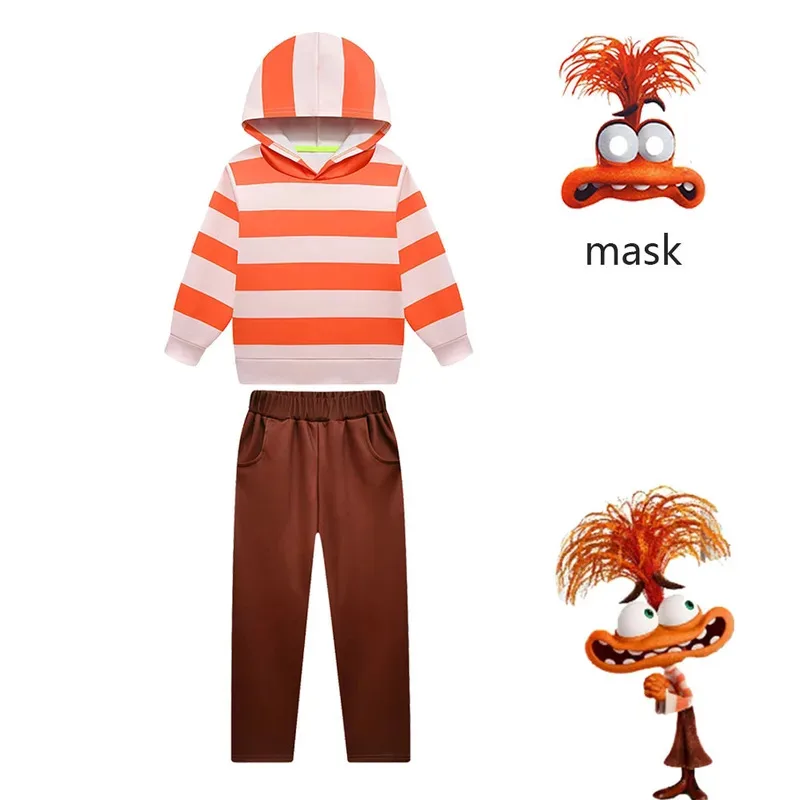 جديد الخريف القلق زي الأطفال هالوين زي طويلة الأكمام هوديي السراويل قناع مجموعات صبي فتاة القلق تأثيري ملابس الطفل #2