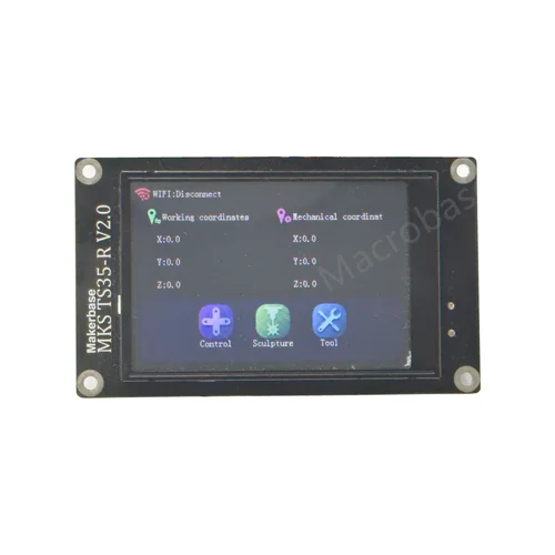Imagen 2 del producto Tarjeta de control láser GRBL Shield MKS DLC32 V2.1 TS35 lcd CNC controlador de actualización para mini impresora máquina de marcado de grabado