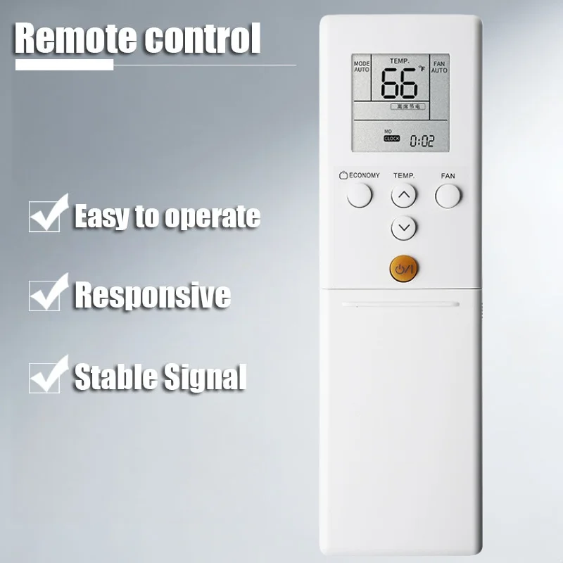 

Fujitsu Air Conditioner Remote Control Universal AR-REM1U Compatible with AR-RET5E AR-REM5E AR-RED1U AR-REF1U AR-REA1E AR-REB1E