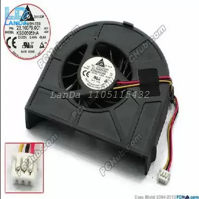 New Original CPU Fan for DELTA KSB0505HA-9L60 with Part Number 23.10379.001 for Notebook