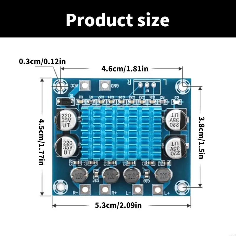 270B 4PCS TPA3110 BANDE D'AMPLIFICATION AUDIDITIQUE 30W + 30W 2.0 CANSEAU STÉRÉO PUISSANCE