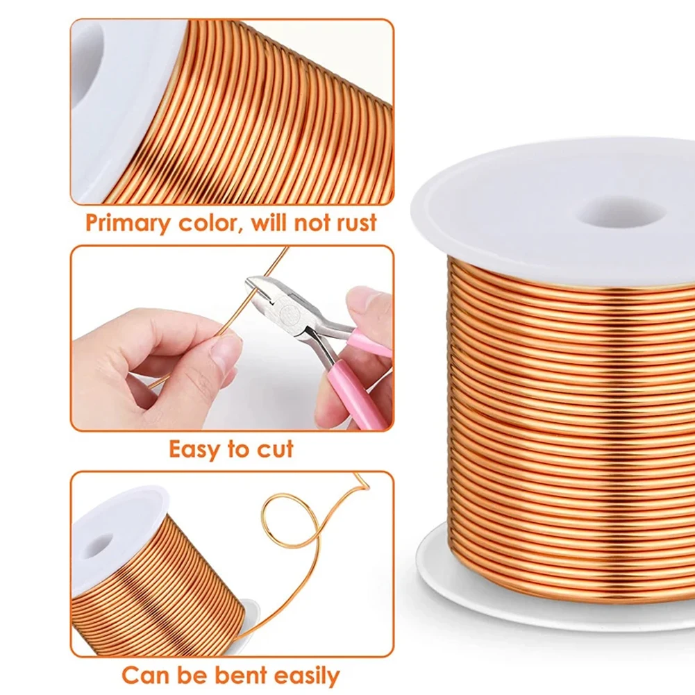 Copper Lacquer Wire0.1mm -1.2mmCable Copper Wire Magnet Wire Enameled Copper Winding Wire Coil Copper Wire Transformer Accessory