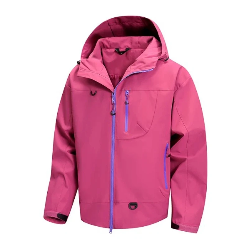 رجل خندق معطف كلاسيكي مقاوم للماء يندبروف معطف في الهواء الطلق للرجال المشي لمسافات طويلة تسلق الجبال العصرية للجنسين نمط زوجين نموذج #4