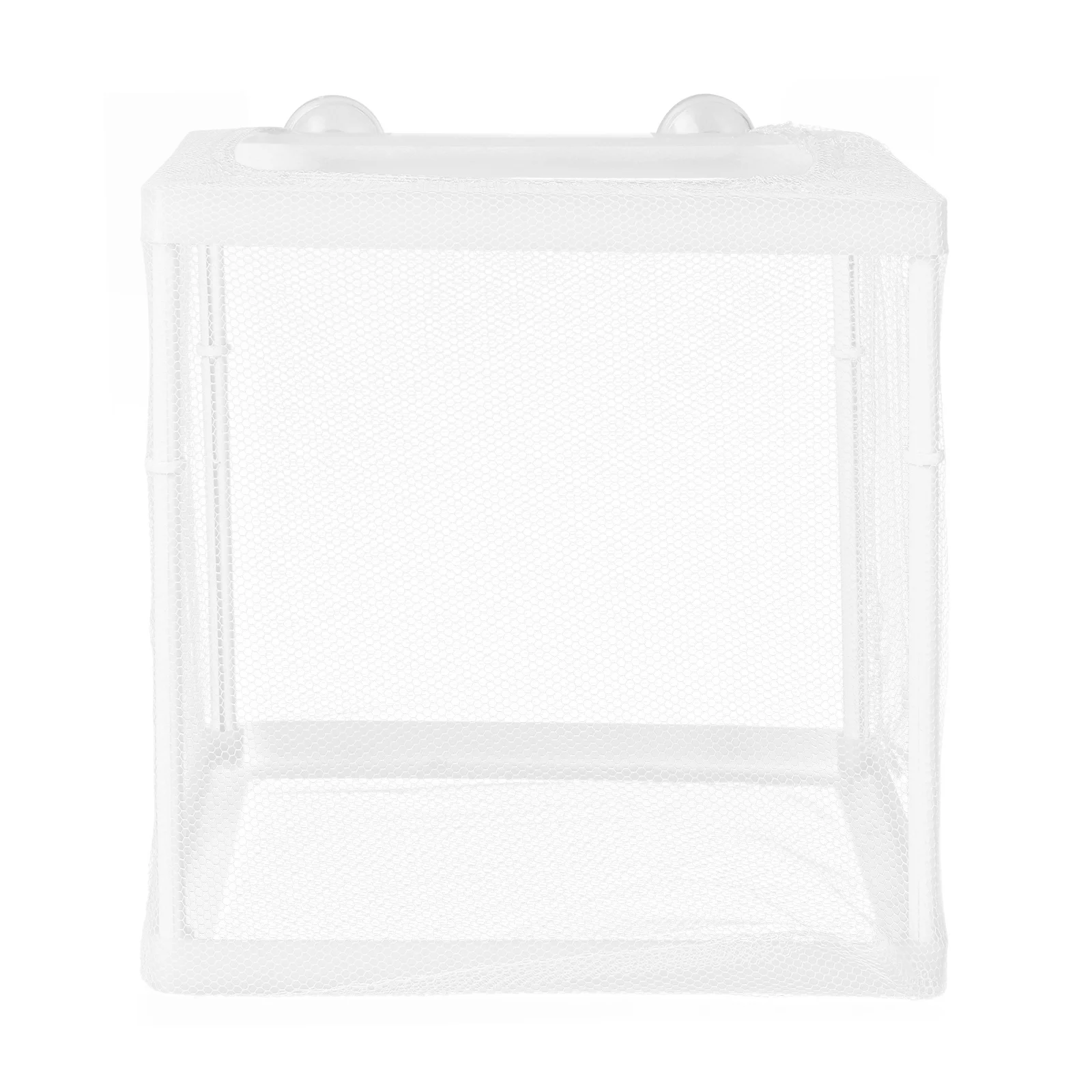 

1pc Fish Box White Premium Mesh Hatching Box For Small Pregnant Fish Breeding Tank Aquarium Protection