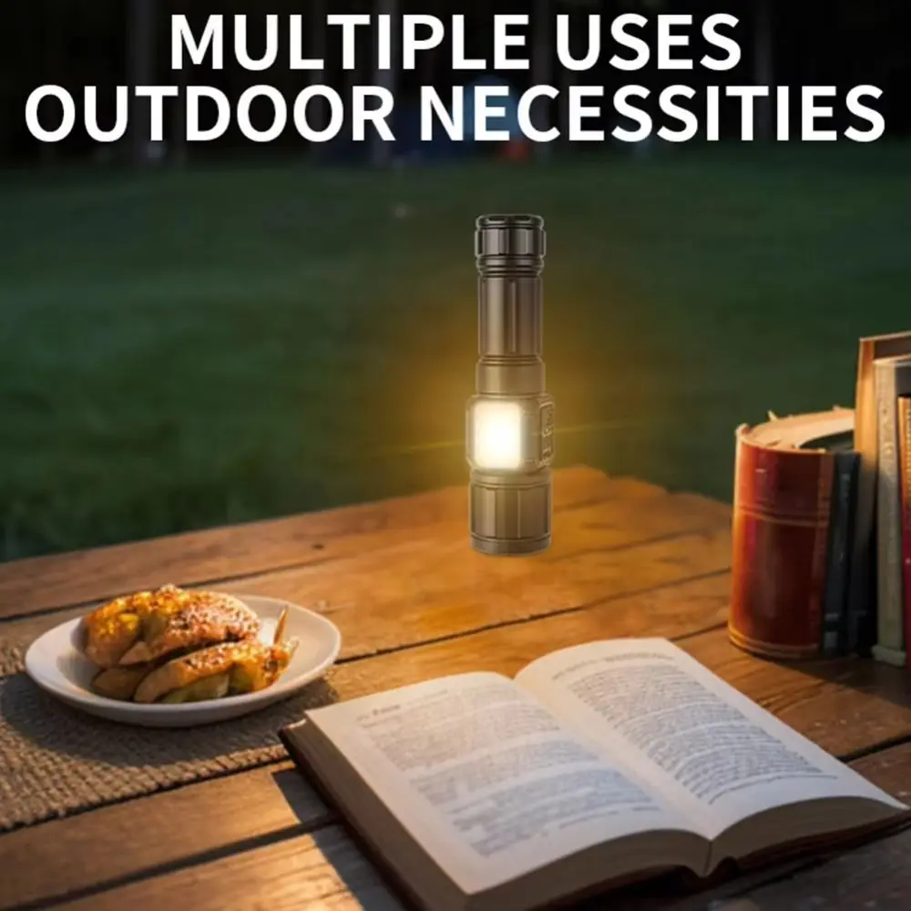 30W Power LED Rechargeable Flashlight 2000 Lumens Zoomable Function Handheld Flashlight Shockproof Portable Design