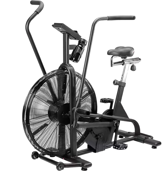 

High Quality Commercial Indoor Air Bike Hot Sale Gym Studio Aerobic Exercise Wheel Wind Resistance Spinning Bike with Screen